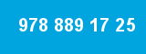978 889 17 25 978 889 17 25